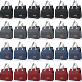 Bolsas de almuerzo VZZNN 24 pack multicolores para oficina y uso diario.