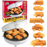 Waffle Wow! coche policial: gofres en forma de coche de policía para desayunos divertidos.