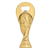 Imán trofeo dorado de 6 pulgadas de Wagon International para refrigerador.