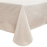 Mantel de vinilo Walrus, vista frontal, protección duradera para comidas sin manchas.