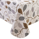 Mantel Walrus con hojas verdes para proteger la mesa y mantenerla limpia