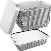 WANBAO bandejas de aluminio con tapa para hornear y servir caliente