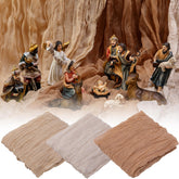 Watayo runner belén desierto caqui para fondo navideño elegante.