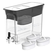 Waterdrop dispensador filtrante 35 tazas negro, ideal para beber agua fresca en casa
