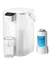 Waterdrop dispensador filtrante recargable en encimera para agua limpia al instante.