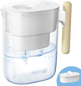 Waterdrop Jarra filtradora con tapa manos libres para rellenar fácil y limpio