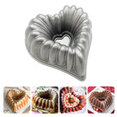 WBJKZJD Charlotte corazon 10 pulgadas: molde duradero para pasteles grandes y vistosos