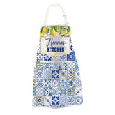 Delantal WCGXKO para cocina con bolsillos frontales útiles para utensilios.