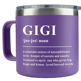 Taza de café WECACYD Gigi de 14 onzas, regalo para abuelas.