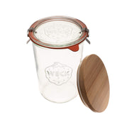 Weck Mold Jar 743 con boca ancha para llenado y limpieza fáciles