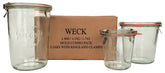 WECK Mold Jar Standard con tapa de cristal, ideal para conservar mermeladas y especias.