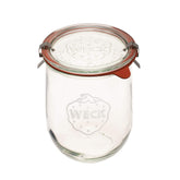Weck Tulip jarra de cristal con cierre metálico, ideal para almacenar especias