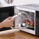 Cubierta Wenwell transparente para microondas, permite vigilar la comida sin destapar