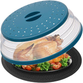 Tapa anti salpicaduras WENWELL de 12 pulgadas protege el microondas