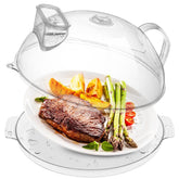 WENWELL tapa de microondas con vapor para mantener la comida jugosa