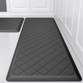 WEZVIX almohadilla cocina anti-fatiga, conjunto de dos para mayor confort al cocinar.