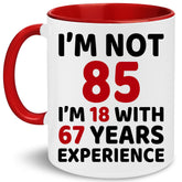 Whidobe: taza cerámica 85 aniversario para disfrutar café con estilo.