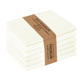 WHITEWRAP toallas de harina 28x28, absorbentes y duraderas para la cocina