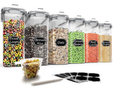 Wildone contenedores cereal tapas cerradura, sellado para conservar frescura.