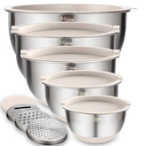 Wildone tazones para mezclar con tapas herméticas, ideal para conservar sabores.