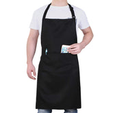 Will Well delantal de cocina, frente cubierto, protege ropa al cocinar.