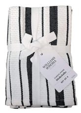 Williams-Sonoma paños de cocina rayas negras para secar platos con absorción superior