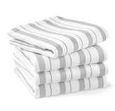 Toallas Williams-Sonoma rayadas clásicas, suaves y absorbentes para la cocina diaria.