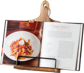 Willow & Croft Portarecetas Premium, frente del soporte, lectura clara de recetas ideal para cocina