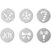 Discos Wilton con acebo para galletas decorativas y festivas