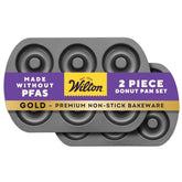 Wilton Gold molde para donas con 12 cavidades, desmolde suave gracias al recubrimiento antiadherente