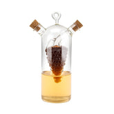 WINAKUI dispensador 2 en 1 para aceite y vinagre, práctico y elegante.