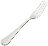 Tenedor de mesa Winco Continental, acabado espejo, ideal para servicio diario.