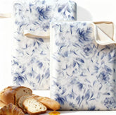 WiNDANCE bolsas de pan con cera de abejas, exterior transpirable para pan crujiente.