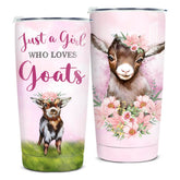 Vaso térmico Winorax con diseño de cabras para mantener bebidas a temperatura