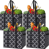 WISELIFE bolsas reutilizables plegables para compras, fáciles de transportar y ordenar.
