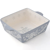 Bandeja Wisenvoy 8x8 para horno, cerámica duradera y uso diario.