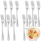 Tenedor de cena WISKEMA set 16 piezas, acabado espejo, uso diario