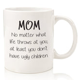 Taza Wittsy para mamá con frase en frente y dorso, regalo ideal.