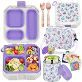 wiwens lonchera escolar para niños, conjunto de 6 piezas para almuerzos completos