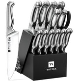 Conjunto WIZEKA en bloque para cocina, diseño elegante y seguro.