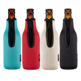 Funda WK IEASON negra para botella de 12 onzas con agarre antideslizante y aislamiento