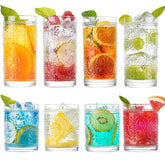 Vaso alto Wookgreat de 15oz para cócteles elegantes y refrescantes