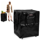 WORKPRO bolsa mercancia con ruedas 360 facilita trasladar compras pesadas con comodidad.