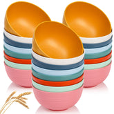 WRINGKIT tazones cereal multicolor: juego completo para desayunos y meriendas coloridas.
