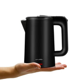 WTJMOV hervidor eléctrico 0,8L, interior acero inoxidable para bebidas seguras.