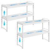 X-cosrack estante cocina extensible para encimera, ideal para especias y utensilios.