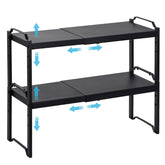 X-cosrack estante expandible para gabinete, organizado y versátil.