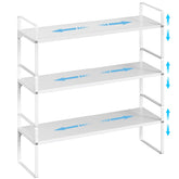 X-cosrack estante extendible para ordenar utensilios y vajilla.