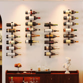 X-cosrack porta-vinos de pared para 12 botellas, ahorro de espacio.