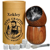 Vaso Xekley whisky con interior carbonizado realza aromas.